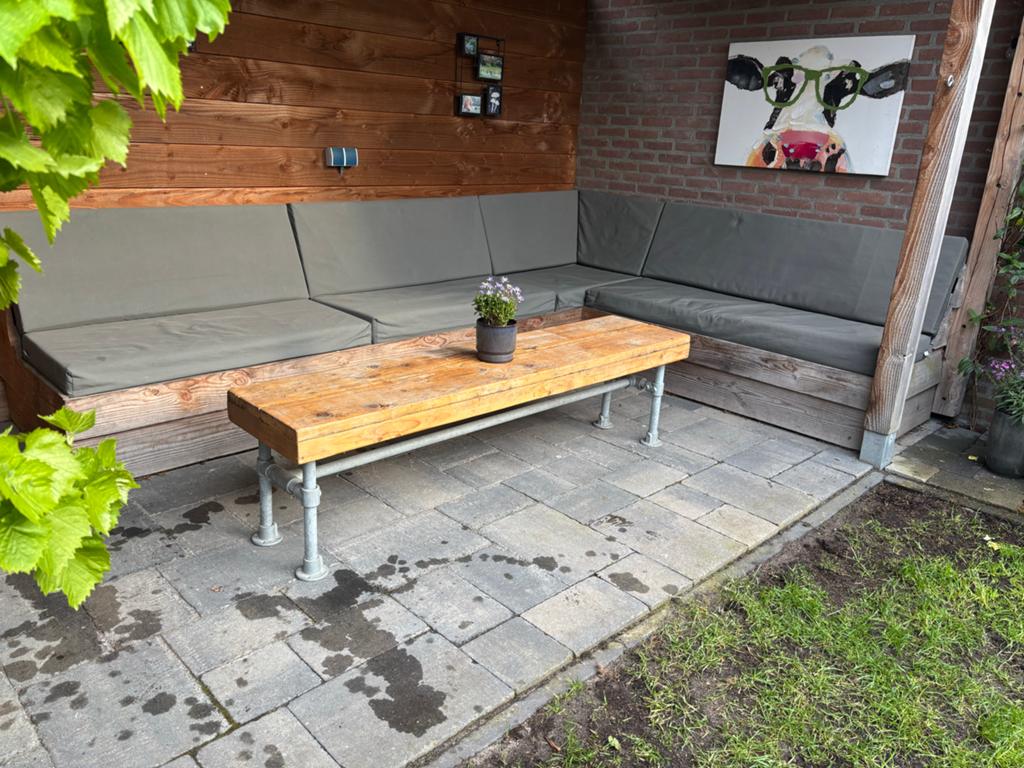 Tuinbank loungeset, Ophalen, Gebruikt, Loungeset, Bank