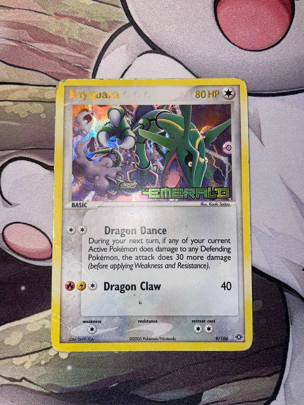 Rayquaza #9 EX Emerald Reverse holo, Ophalen of Verzenden