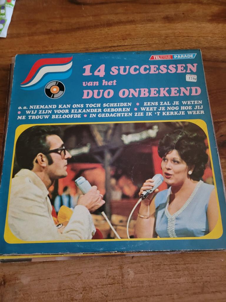 Fijne top lp duo onbekend, Cd's en Dvd's, Vinyl | Nederlandstalig, Ophalen of Verzenden, Zo goed als nieuw, Overige formaten, Levenslied of Smartlap