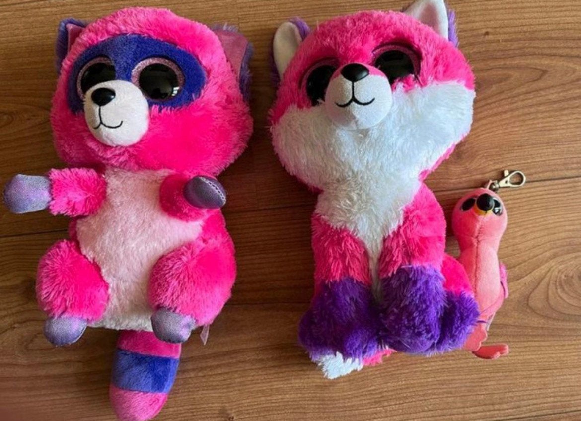Drie Beanie Boo knuffels in goede staat., Ophalen of Verzenden, Zo goed als nieuw