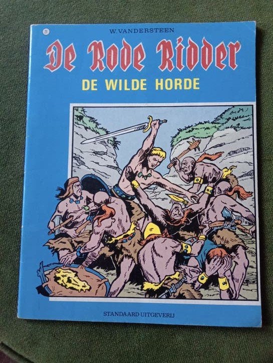 De Rode Ridder - De Wilde Horde (Herdruk 1976), Gelezen, Willy Vandersteen, Eén stripboek, Ophalen of Verzenden
