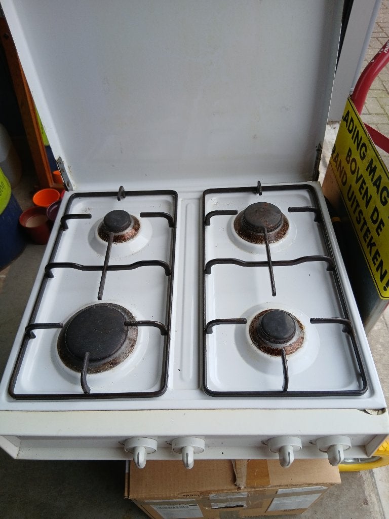 Gasstel Indisit vandaag ophalen, Ophalen, Gebruikt, 4 kookzones, Gas