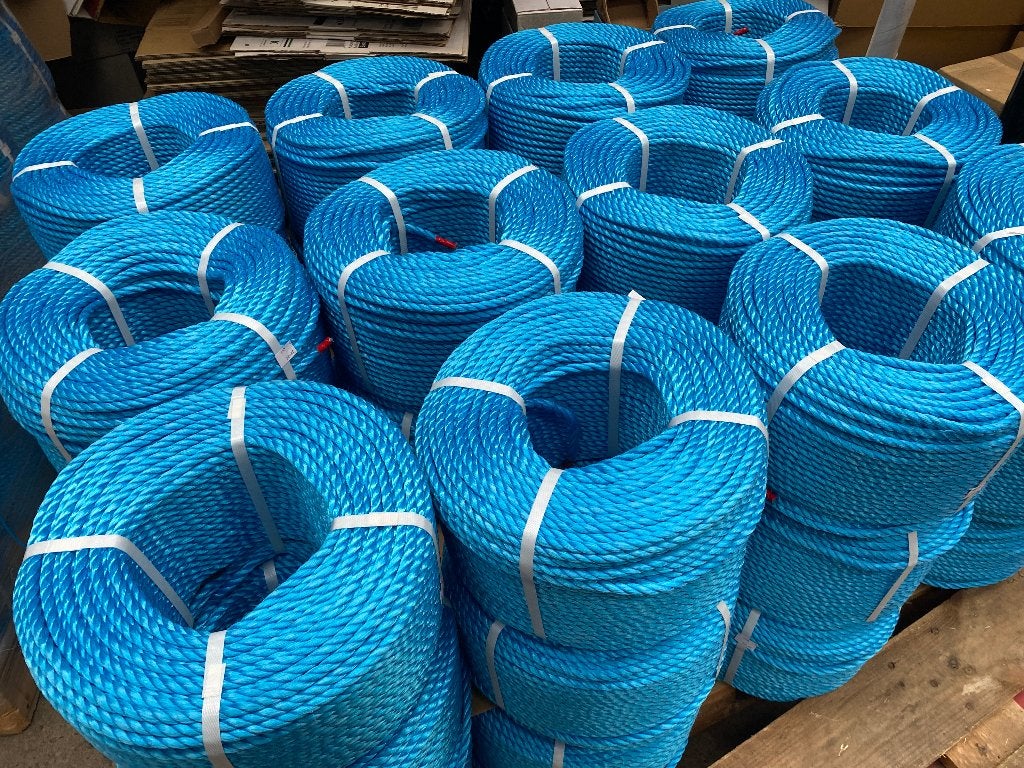 TOUW POLYPROP 8mm rollen a 220mtr  blauw, Ophalen, Nieuw, Lijn of Blok