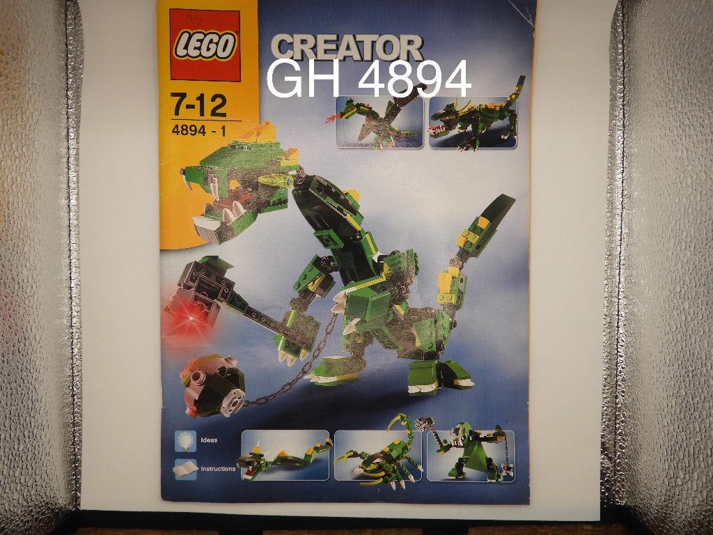 Lego 4894 Mythical Creatures, Gebruikt, Lego, Inclusief instructies, Ophalen of Verzenden