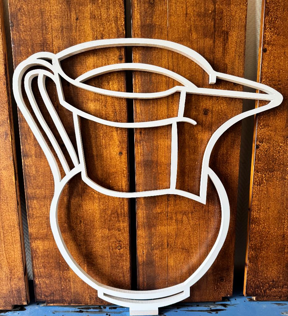 Decoratie., Ophalen, Hout, Decoratieobject, Zo goed als nieuw