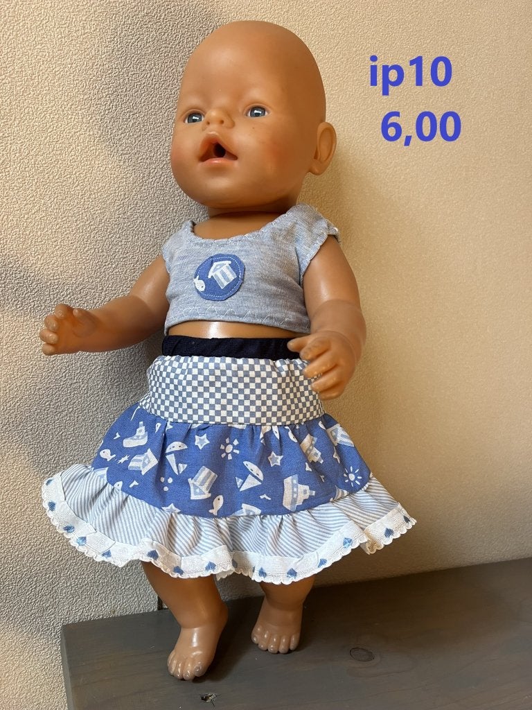 Poppenkleertjes baby born. Set. Opbrengst KiKa., Ophalen of Verzenden, Nieuw, Babypop