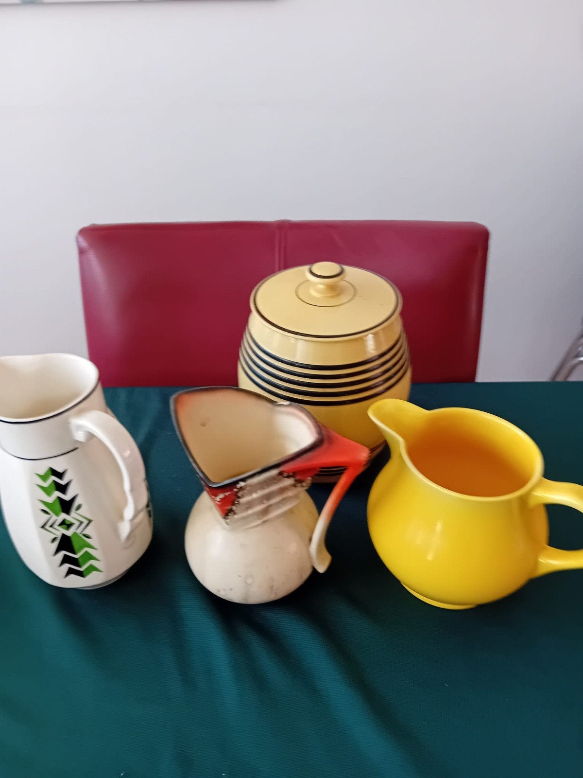 Diverse antieke, vintage potten, kannen, art deco kan, Antiek en Kunst, Ophalen
