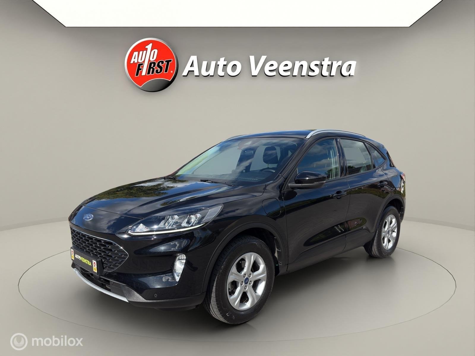 Ford Kuga 2.5 PHEV Titanium|CARPLAY|STOEL/STUUR.VERW|DAB|, Stof, Gebruikt, Zwart, 4 cilinders
