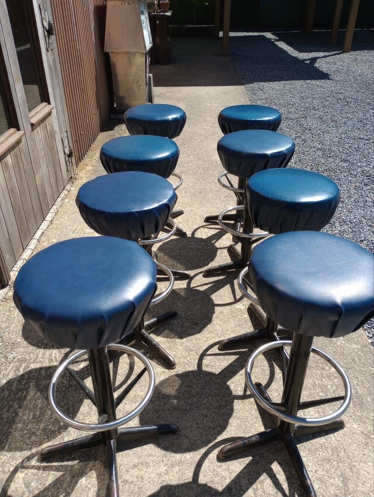 Barkrukken/Cafe krukken, Huis en Inrichting, Barkrukken, Ophalen, 60 tot 90 cm, Metaal, Gebruikt