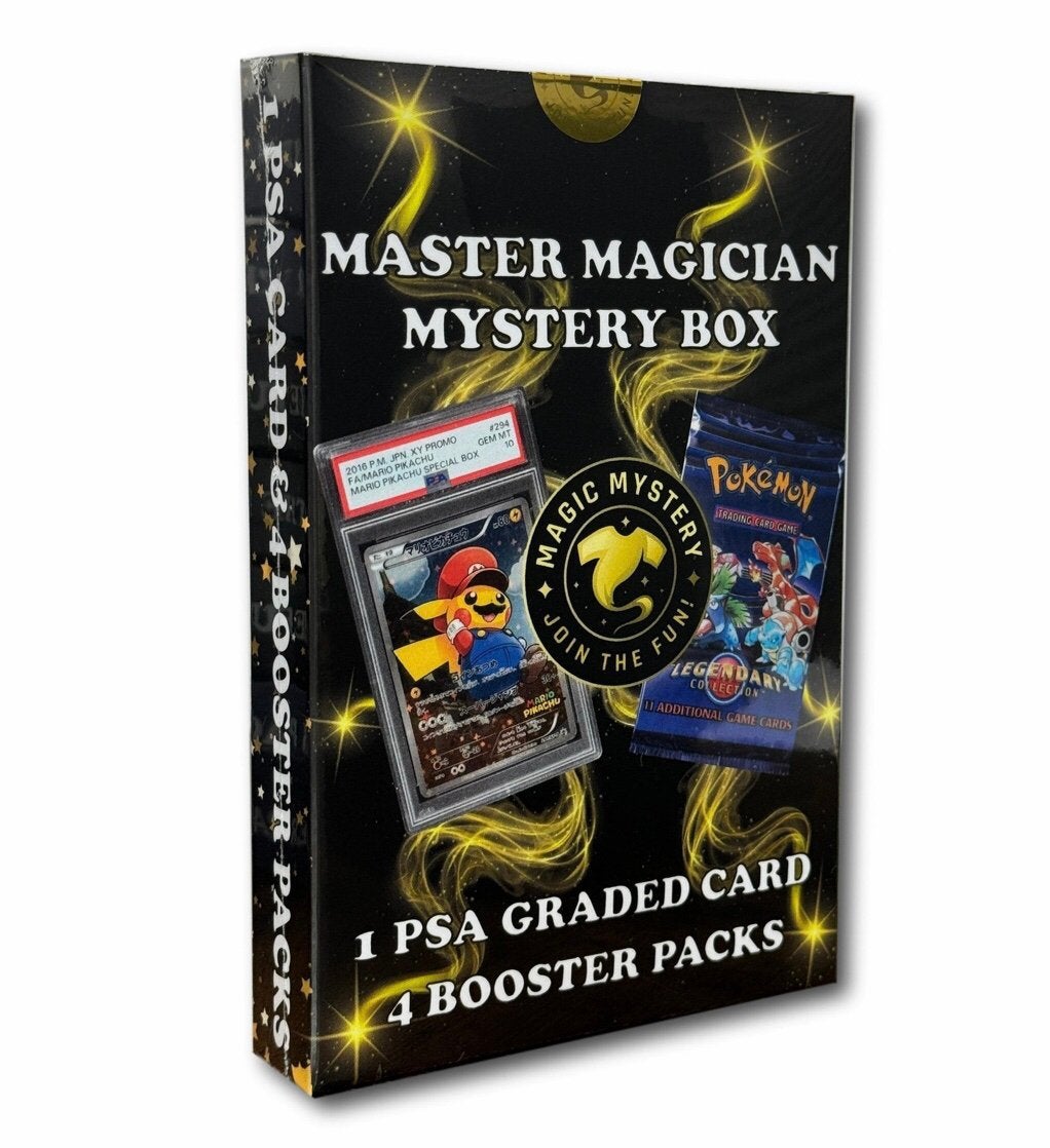 Master Magicians mystery box, Hobby en Vrije tijd, Verzamelkaartspellen | Pokémon, Ophalen of Verzenden, Zo goed als nieuw