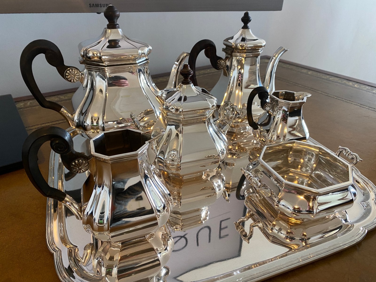 Zilveren theeservies, Versailles Bolpas, Ophalen of Verzenden