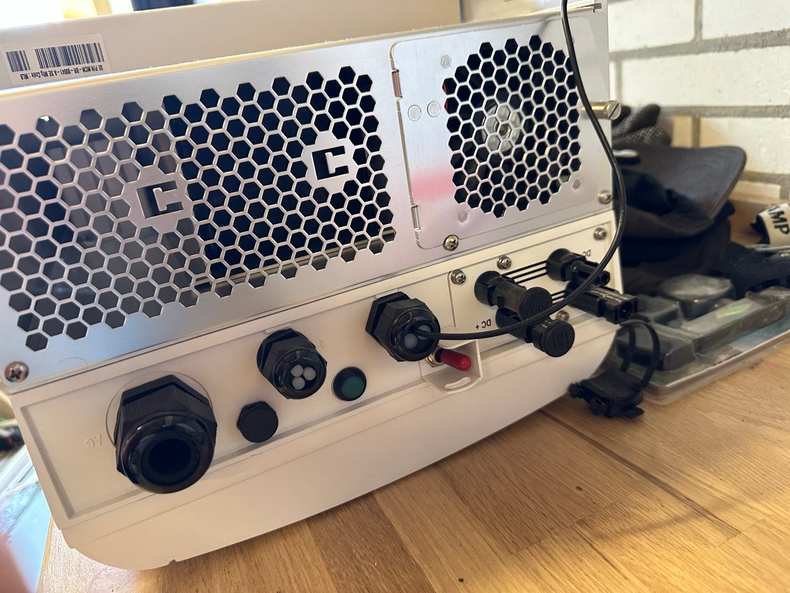 Goed werkende SolarEdge SE12.5K omvormer te koop, Ophalen, Gebruikt, Overige typen, 200 wattpiek of meer
