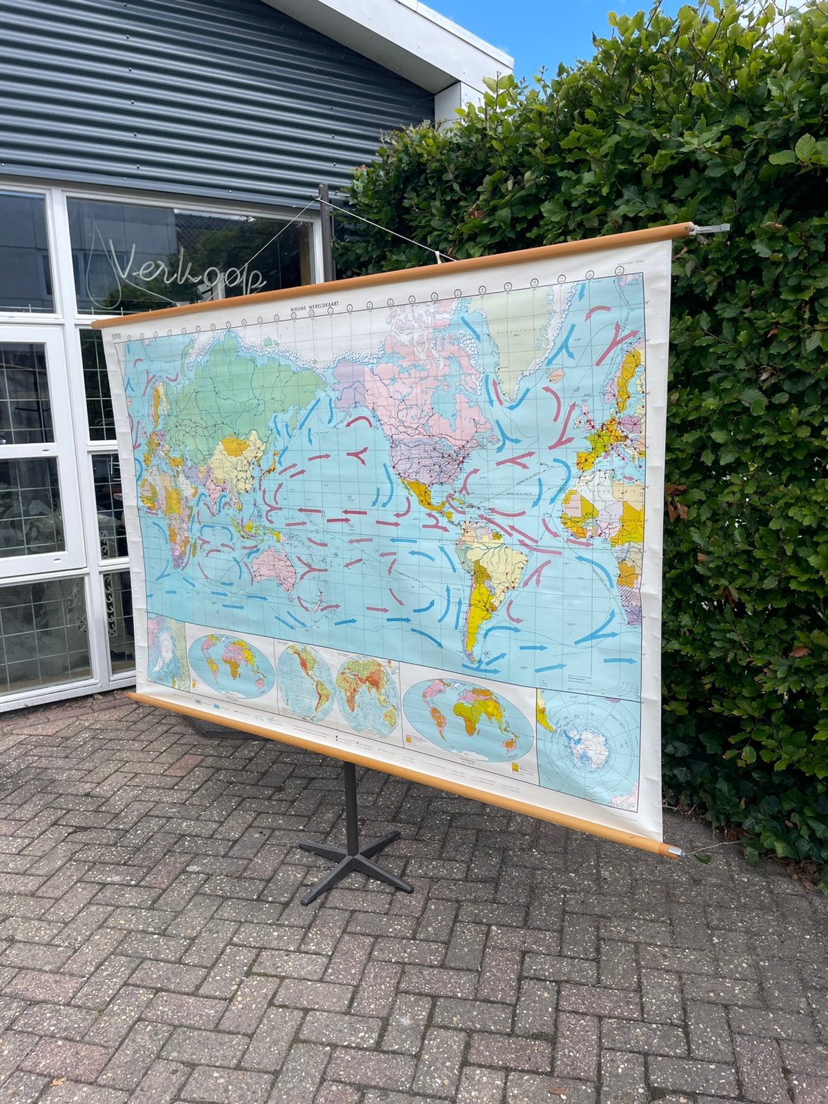 Nieuwe wereldkaart, Wolters Noordhof 1974, Ophalen, Aardrijkskunde