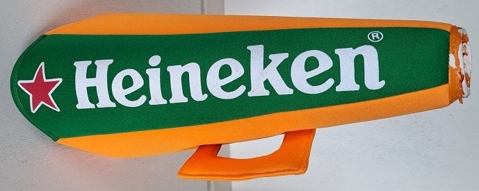 Heineken Toeter/hoed Holland!, Ophalen of Verzenden, Gebruikt, Reclamebord, Plaat of Schild, Heineken