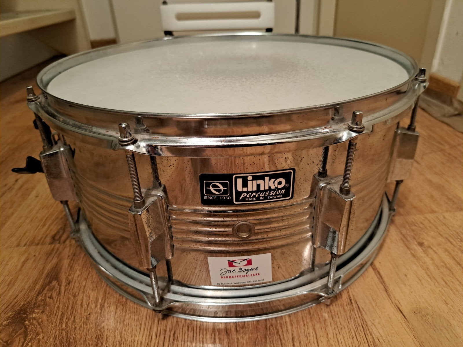 Linko snaredrum, Muziek en Instrumenten, Percussie, Ophalen of Verzenden, Gebruikt, Trommel