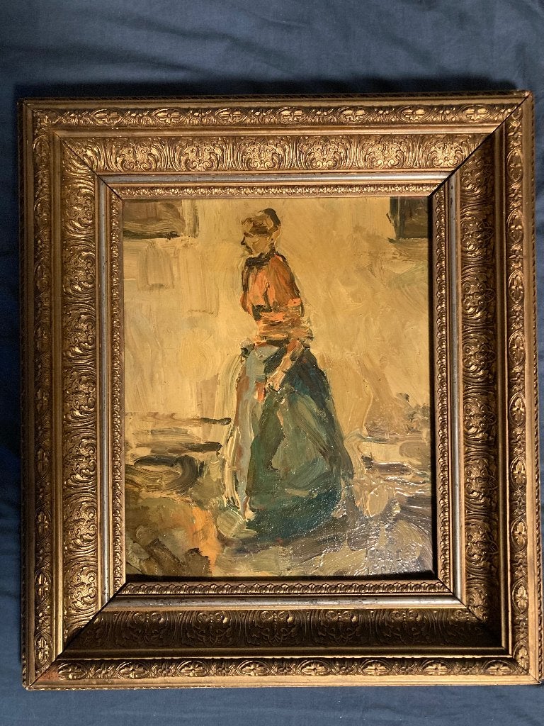 Isaak Israels, Antiek en Kunst, Kunst | Schilderijen | Klassiek, Ophalen of Verzenden