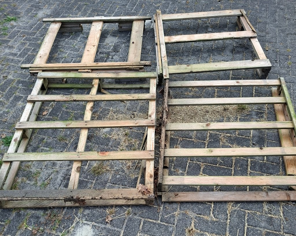 Gatis Pallet 4x, Ophalen, Gebruikt, Minder dan 25 mm, Minder dan 200 cm
