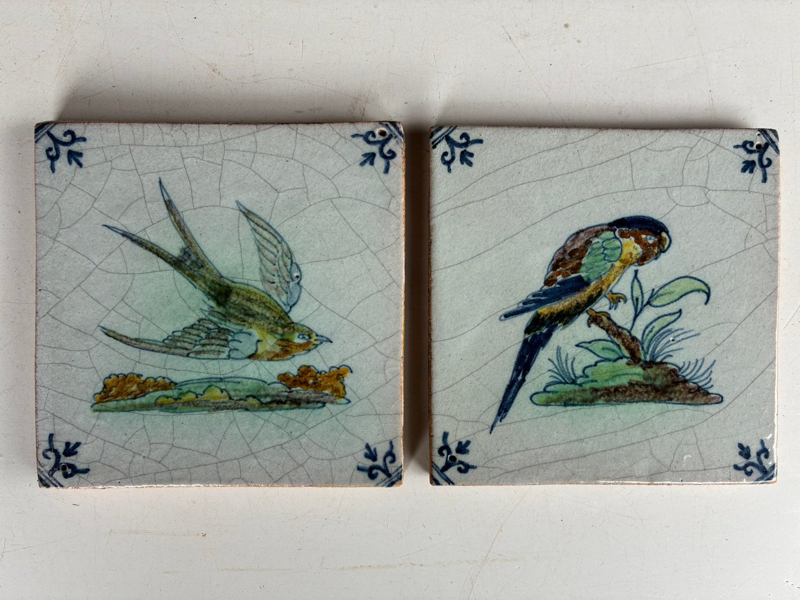 Oude tegels ca. 13x13 cm omstreeks 1950/1955, Ophalen of Verzenden