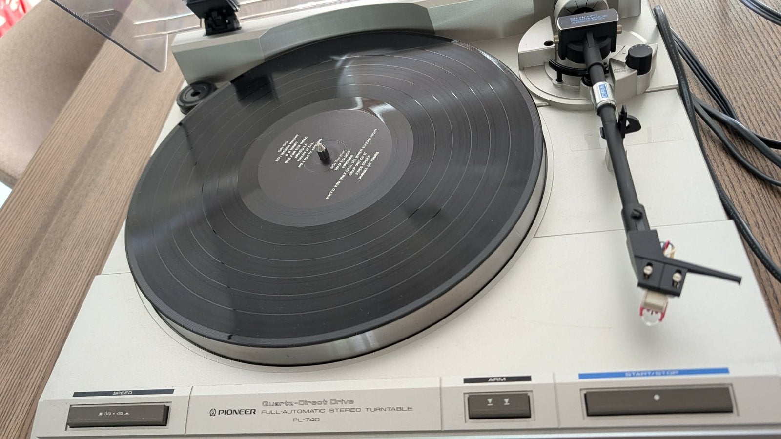 Pioneer PL-740 Quartz-Direct Drive Platenspeler, Automatisch, Ophalen of Verzenden, Zo goed als nieuw, Pioneer