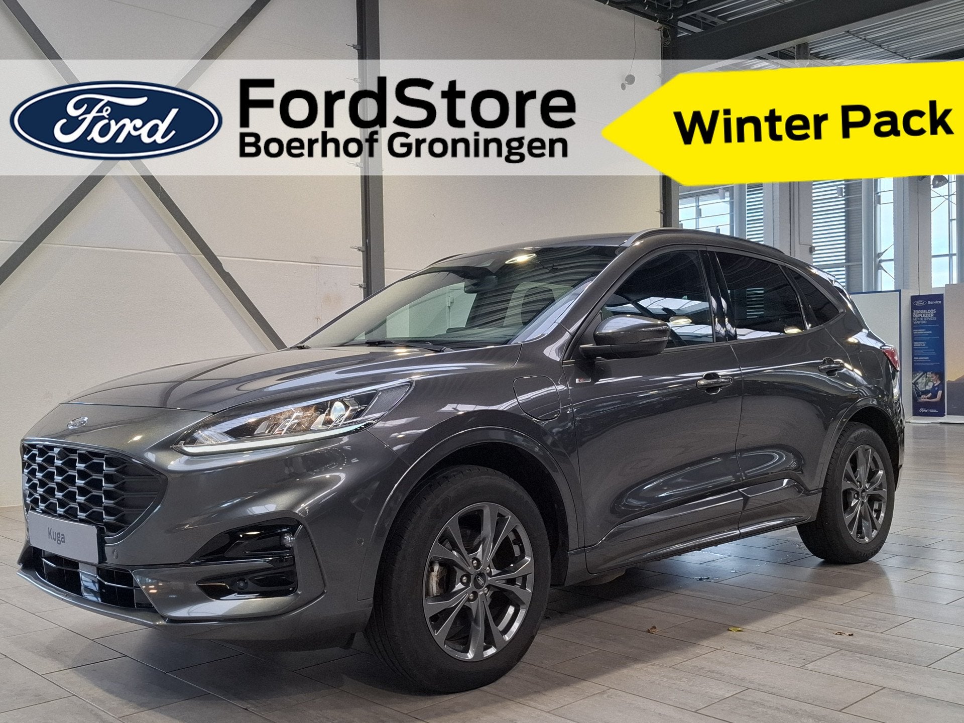 Ford Kuga 2.5 PHEV ST-Line | Trekhaak | Winter Pack |100% on, Gebruikt, 4 cilinders, Plug-in hybride, Bedrijf