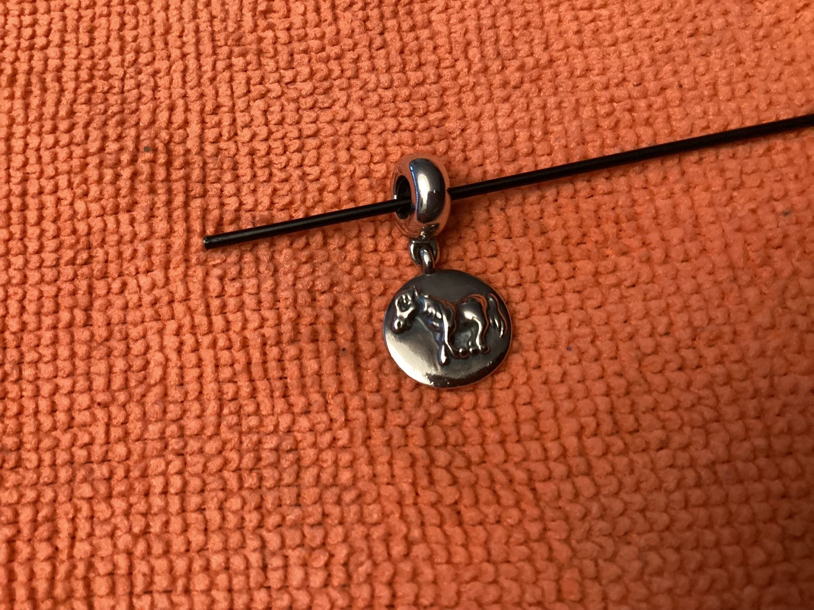 Pandora Bedel Hanger Paard Nieuw, Verzenden, Nieuw, Zilver, Pandora