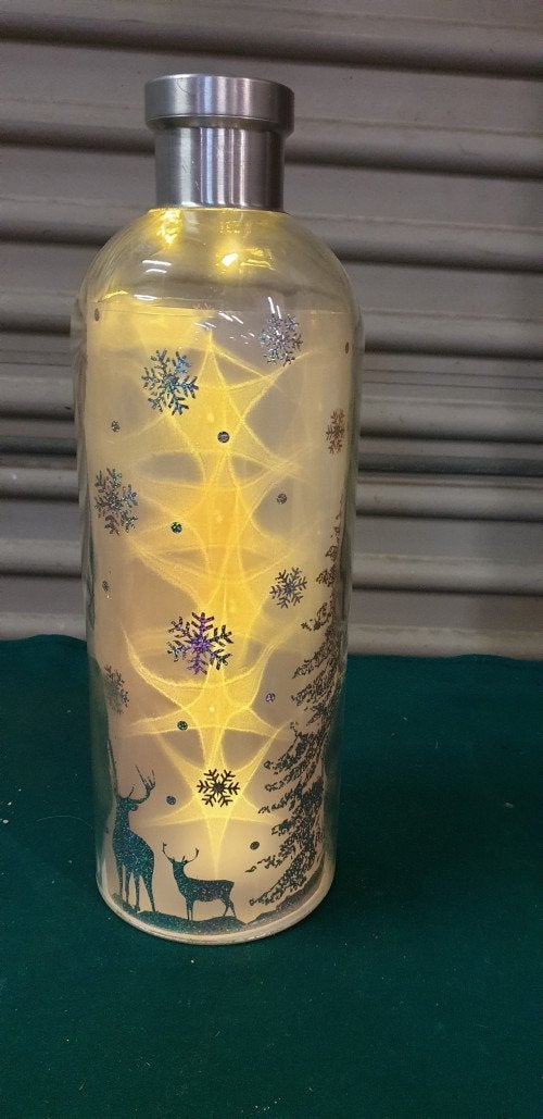 decoratie fles med led licht, Diversen, Ophalen of Verzenden, 'T Olde Gre-j, Info@toldegrej.nl, Endepoelstraat 20f Didam