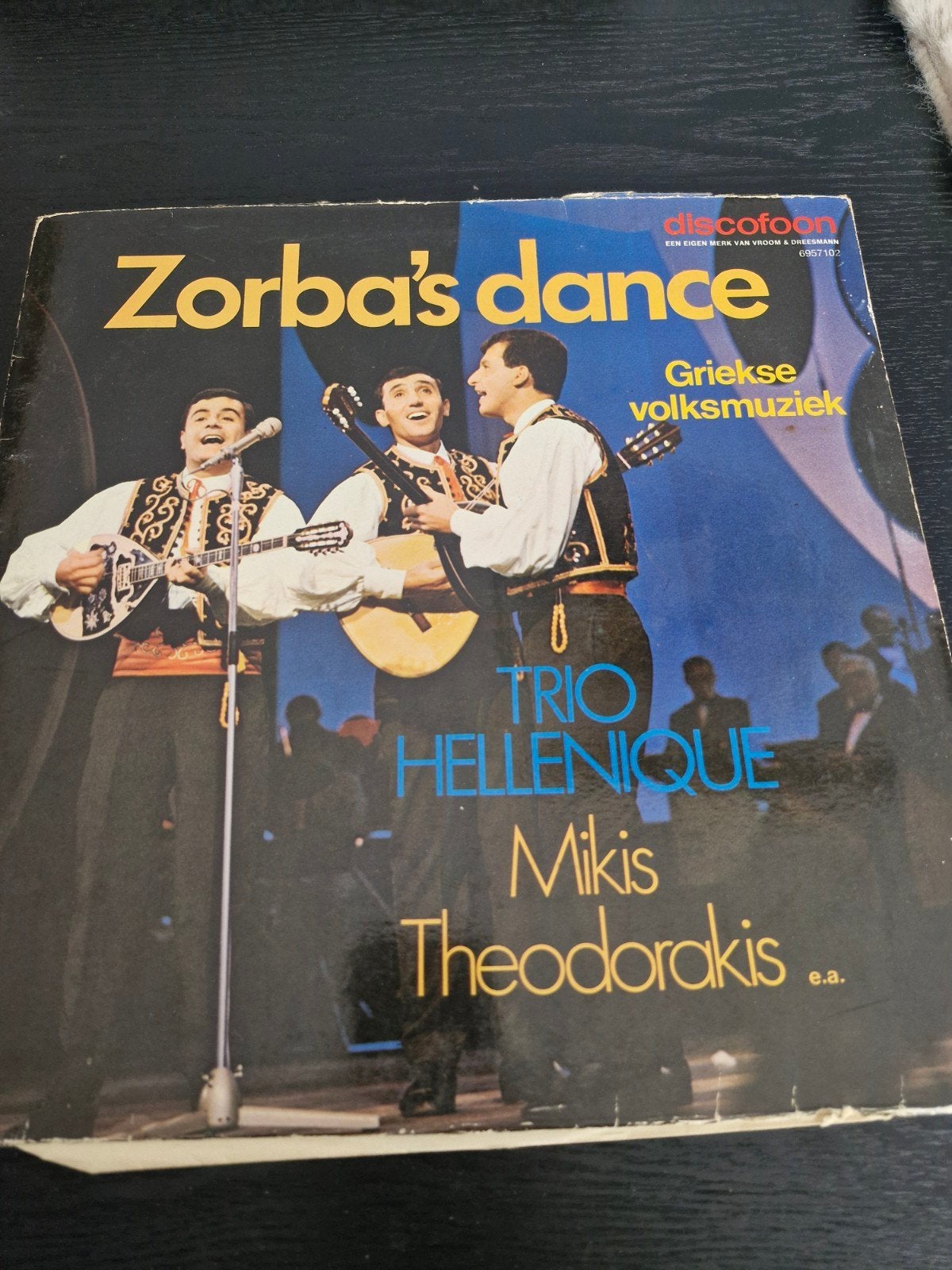 Zorba's Dance - Griekse volksmuziek LP (Trio Hellenique), LP, Gebruikt, Wereldmuziek, Ophalen of Verzenden