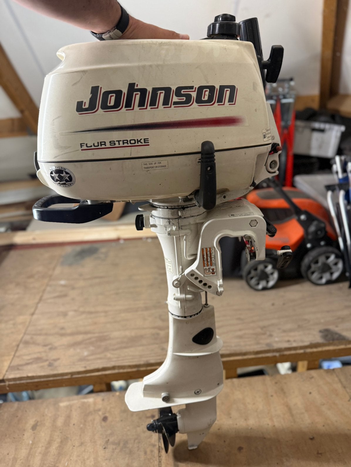 Johnson 5 pk viertakt, Ophalen, Gebruikt, Minder dan 5 pk, Viertaktmotor