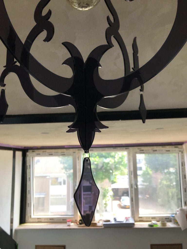 Hang lamp, Kunststof, Gebruikt, Modern met klassieke vormen, E27 (groot)