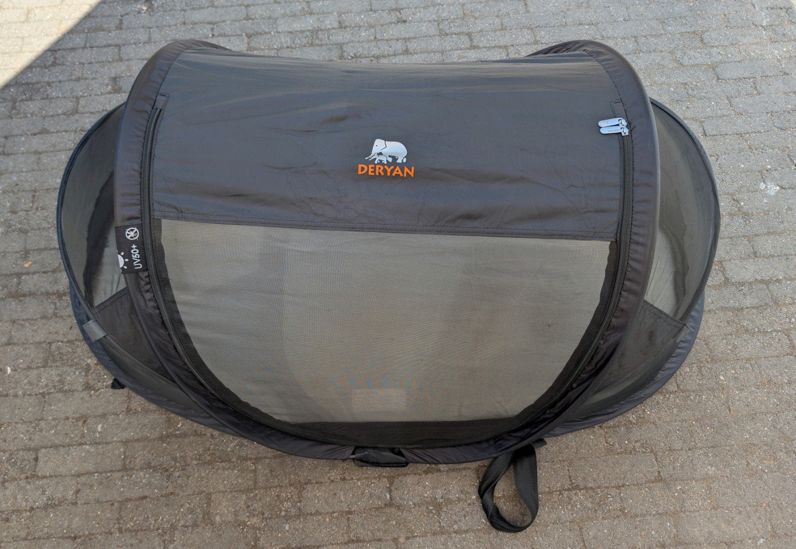 Deryan baby luxe opvouwbaar camping bedje., Kinderen en Baby's, Ophalen of Verzenden, Zo goed als nieuw, Minder dan 140 cm, Minder dan 70 cm