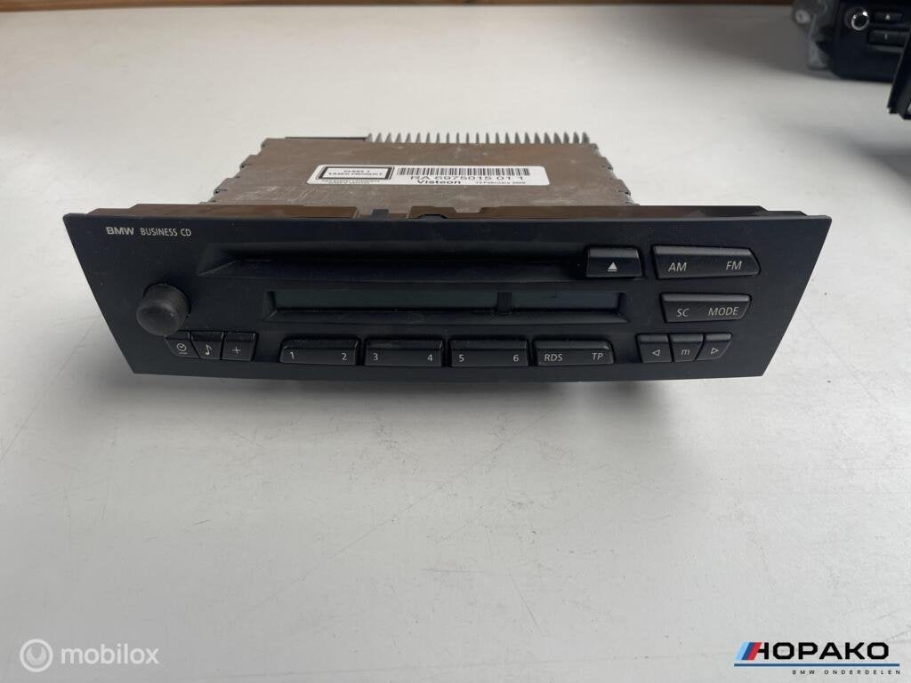 Radio BMW Business CD E9x 3 serie 6975015, Gebruikt, Einsteinlaan 5 rijswijk, Bmw, Ophalen of Verzenden