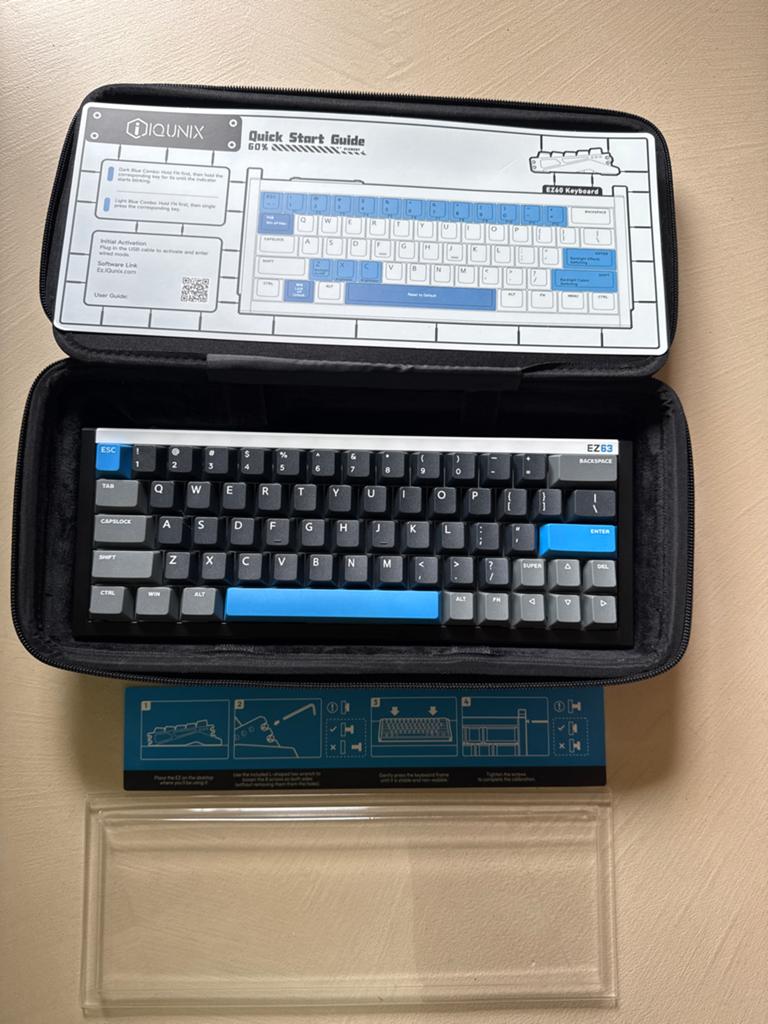 IQUNIX EZ63 Toetsenbord - Mechanisch, Compact, QWERTY, Verzenden
