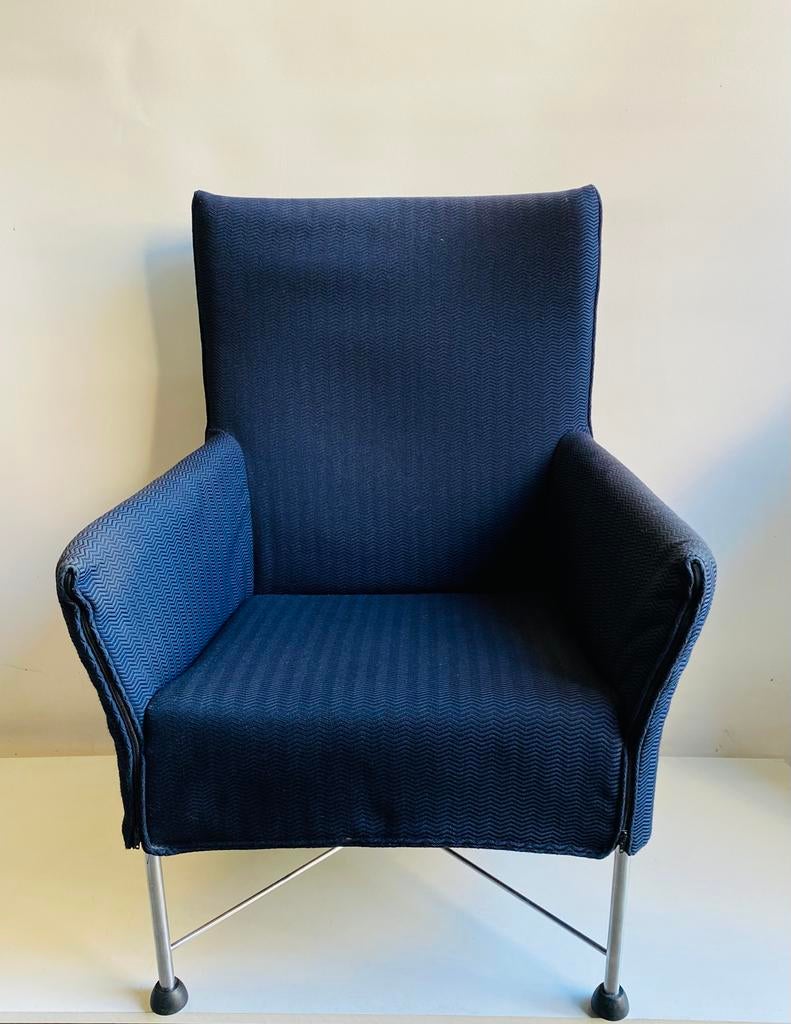 Montis design fauteuil Charly met rugverstelling, Ophalen, Modern design, Gebruikt, Minder dan 75 cm