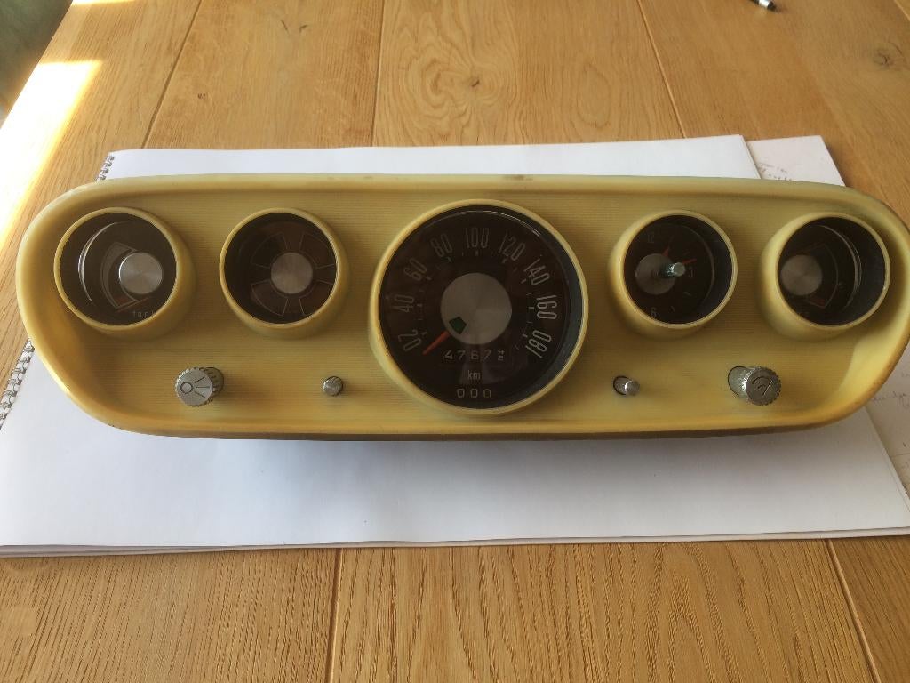 RUILEN: gaaf instumentenpaneel Ford Taunus 17M / 20M (P5), Ophalen of Verzenden, Ford