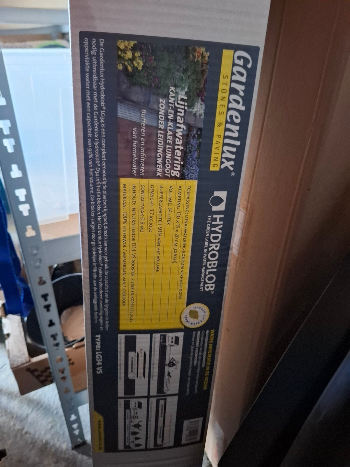 Gardenlux Hydroblob LG34 Lijnafwatering - Nieuw, Ophalen of Verzenden