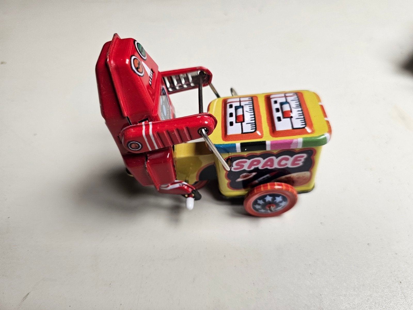 Vintage Space Explorer Robot Blikken Speelgoed MS 264, Ophalen of Verzenden, Zo goed als nieuw