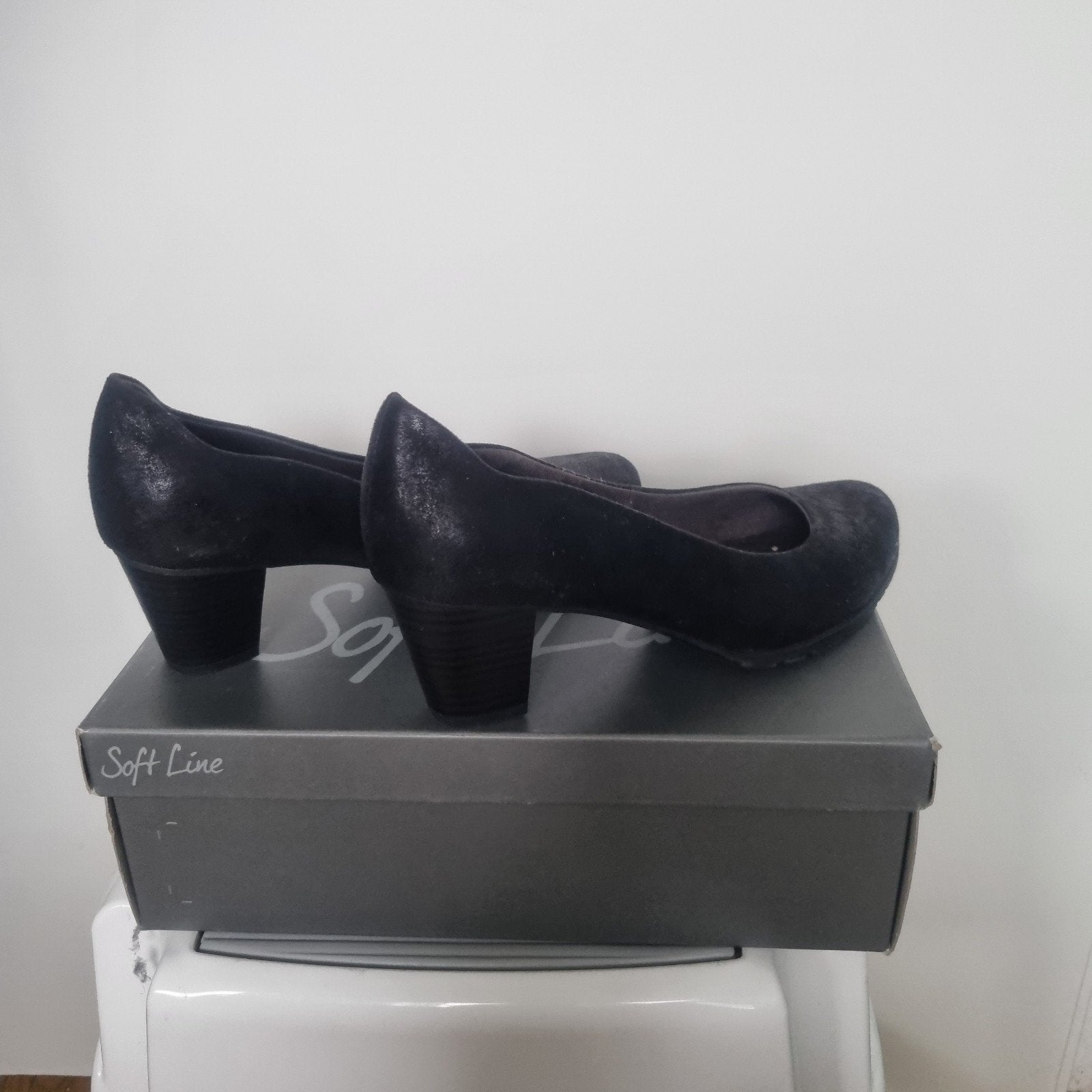 Dames pumps maat 39, Pumps, Zwart, Zo goed als nieuw, Softline