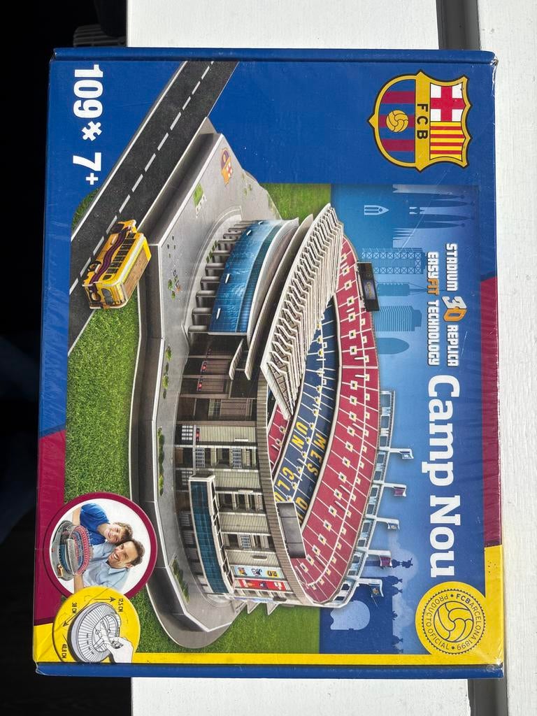 3D puzzel FC Barcelona Camp Nou – nieuw in verpakking, Ophalen of Verzenden, Meer dan 50 stukjes, Nieuw, 6 jaar of ouder