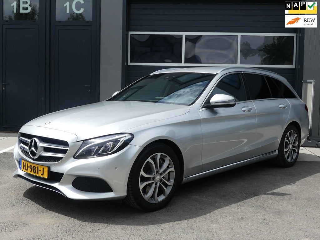 Mercedes-Benz C-klasse Estate 350 e Automaat / Navigatie / E, Auto's, Mercedes-Benz, Automaat, Achterwielaandrijving, Gebruikt