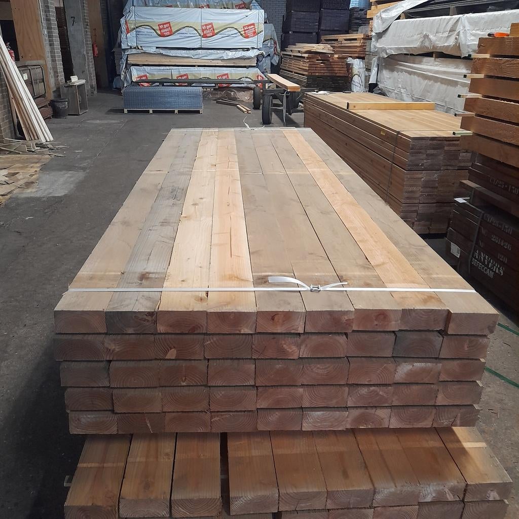 Douglas balken, regels, gordingen 6,3 x 12,5 x 300 cm hout, Ophalen, Nieuw, 250 cm of meer, Balken