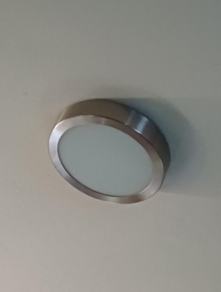 Geborsteld RVS plafoniëre 30 xm doorsnee zgan, Sieraden, Tassen en Uiterlijk, Ringen, Ophalen, Zo goed als nieuw