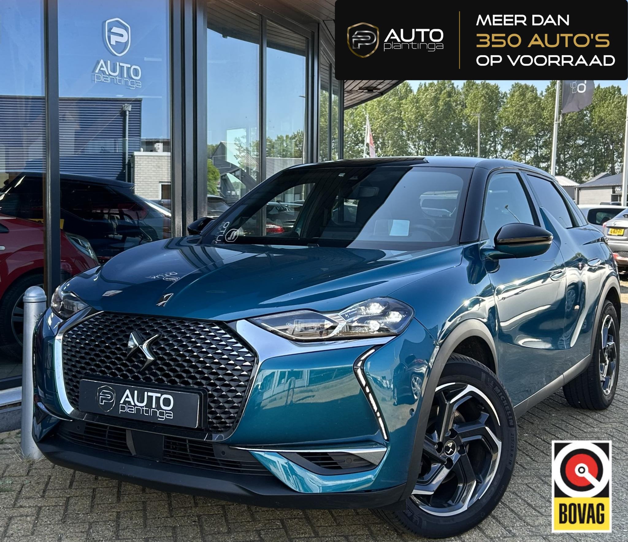 DS 3 Crossback 1.2 PureTech Grand Chic 156PK | BOMVOL | AUTO, Auto's, Gebruikt, Euro 6, Blauw, 1180 kg