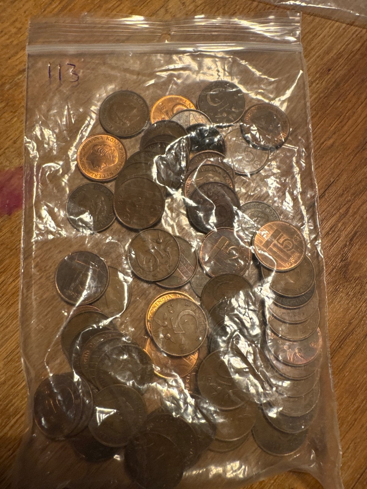 Zakje met diverse stuivers (5 cent munten), Ophalen of Verzenden, Koningin Juliana, 5 cent, Losse munt