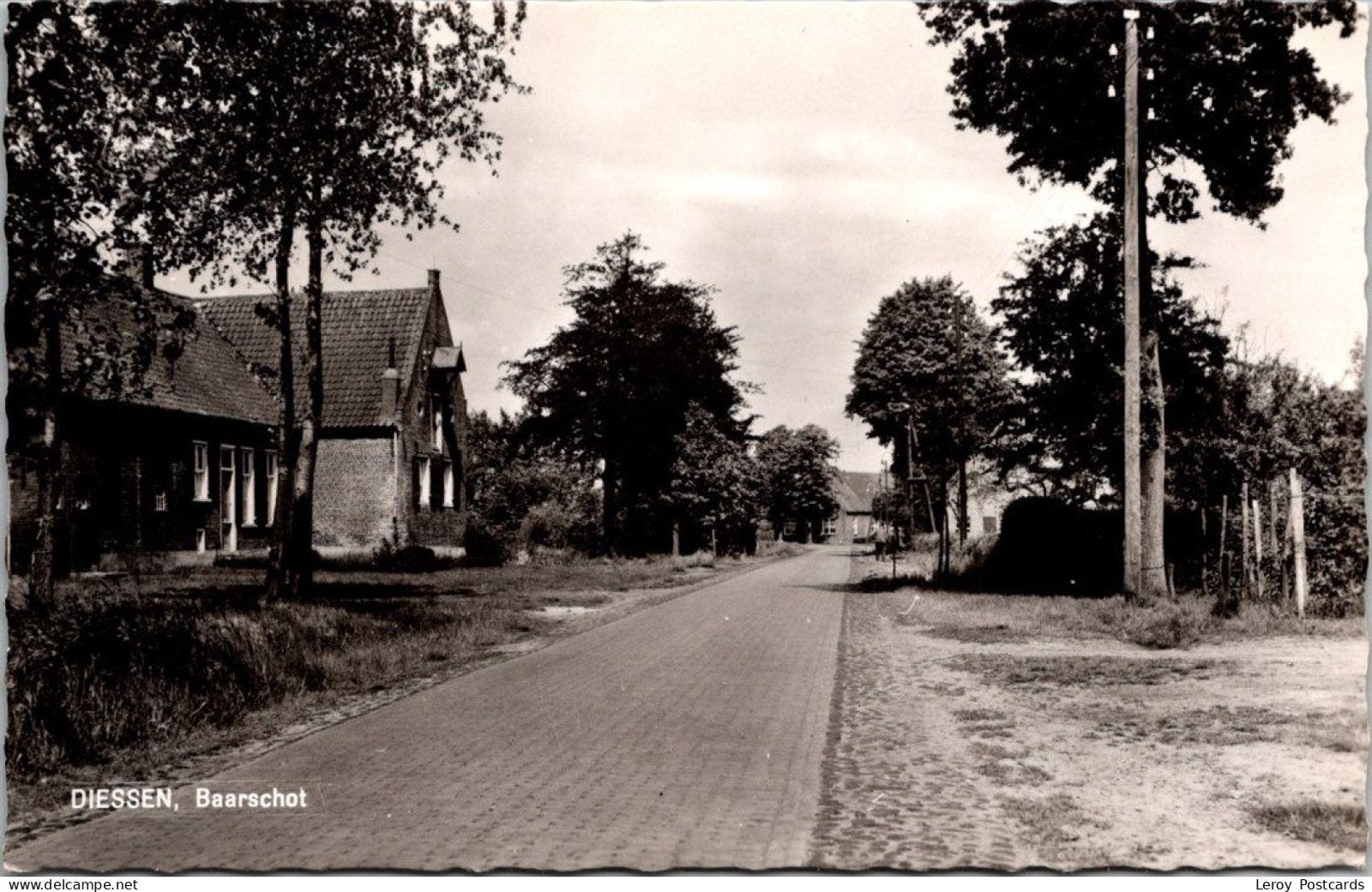 Diessen, Baarschot 1961 (NB), Verzenden, 1960 tot 1980, Gelopen, Noord-Brabant