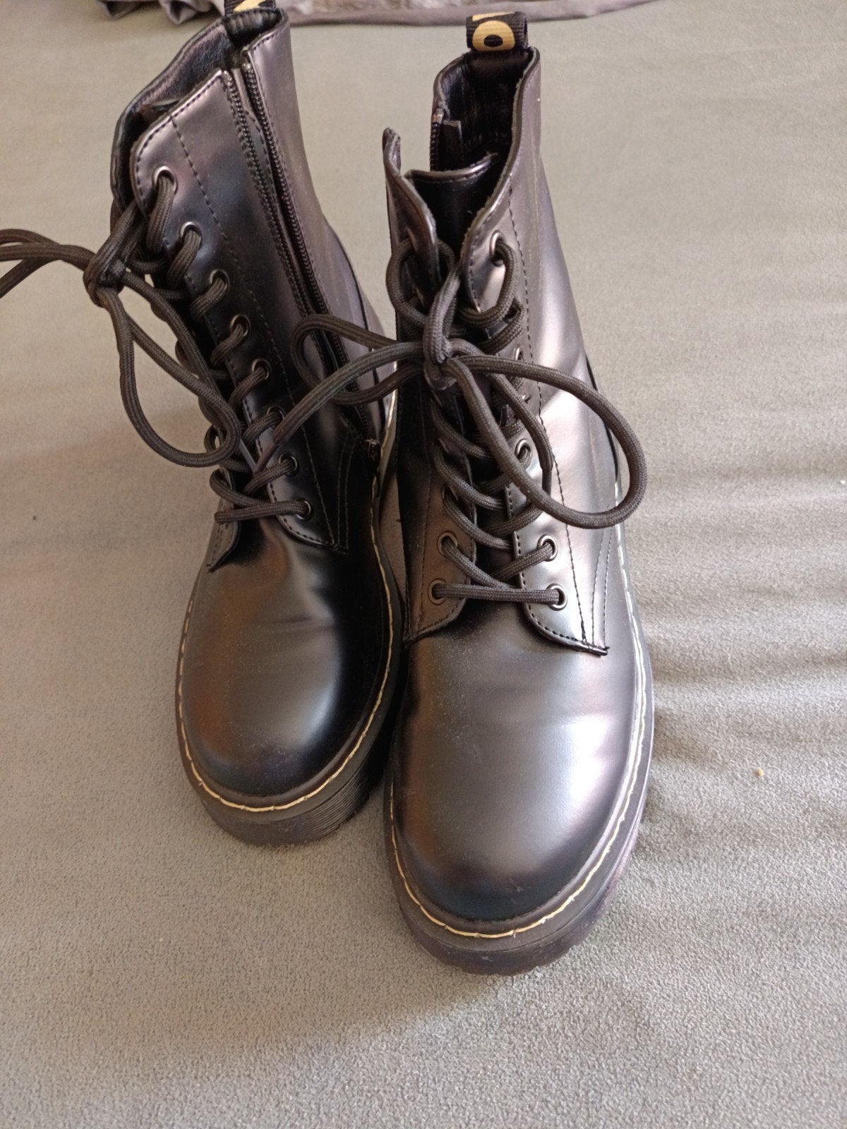 Zwarte boots maat 39 - Slechts 1x gedragen, Ophalen of Verzenden