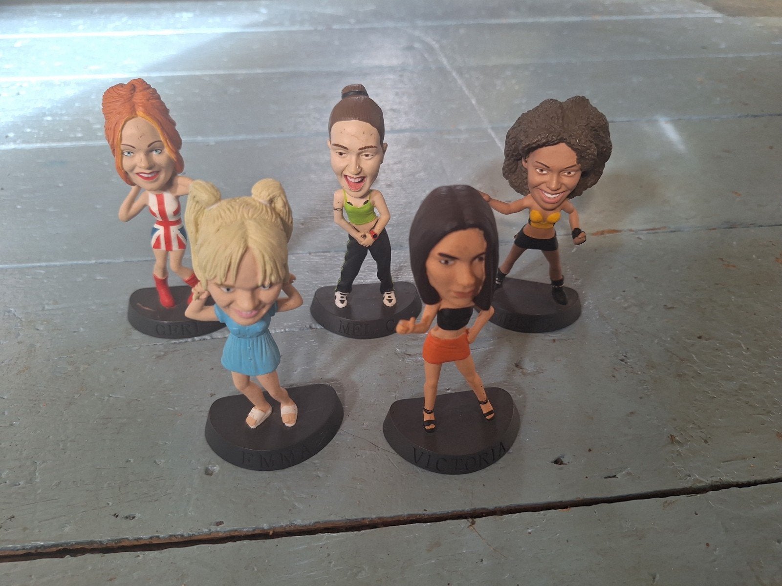 Spice Girls Bobbleheads - Complete Set, Gebruikt, Onbekend, Ophalen of Verzenden, Onbekend