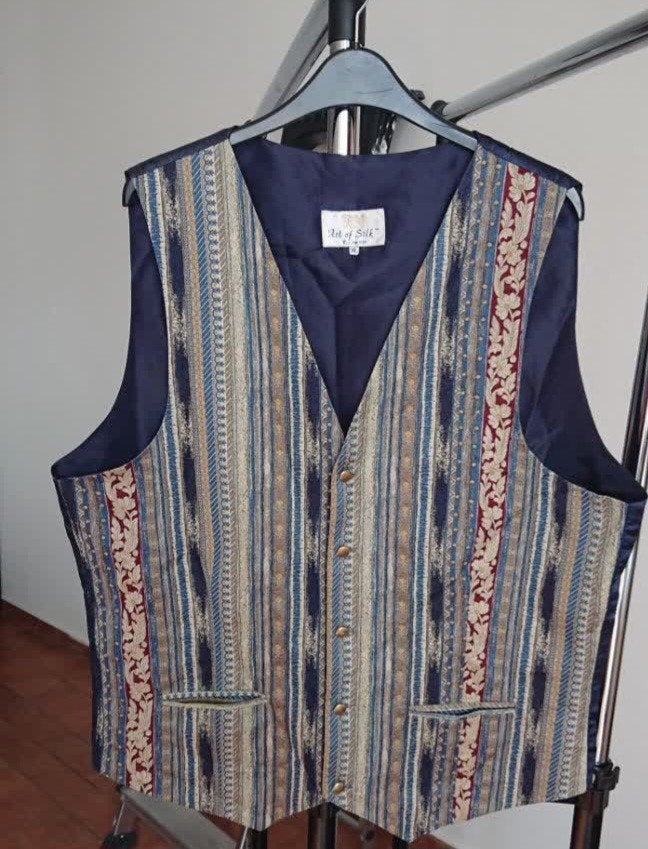 Vintage Southwest Gilet - Art of Silk - Maat XL, Ophalen of Verzenden, Zo goed als nieuw, Art of Silk
