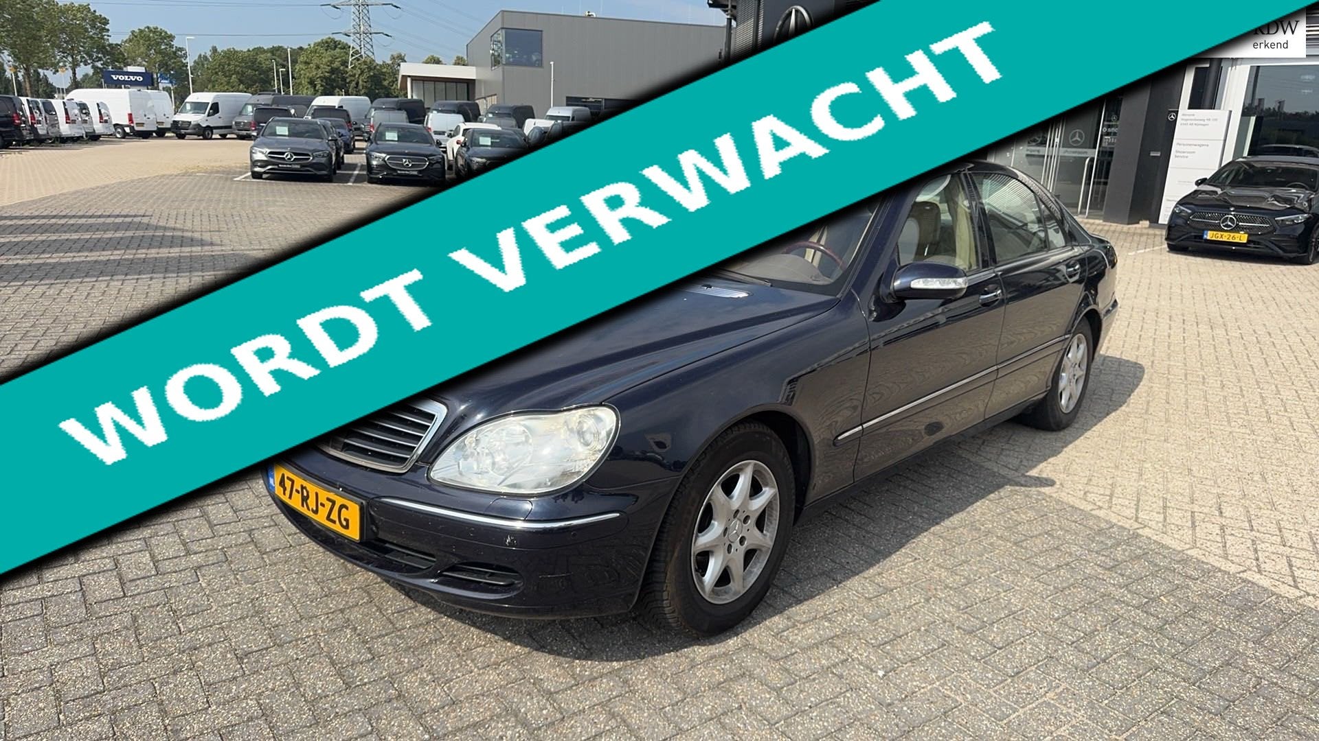 Mercedes-Benz S-klasse 500 Lang 306pk 1e eigenaar Full Optio, Auto's, Automaat, Achterwielaandrijving, Gebruikt, Blauw