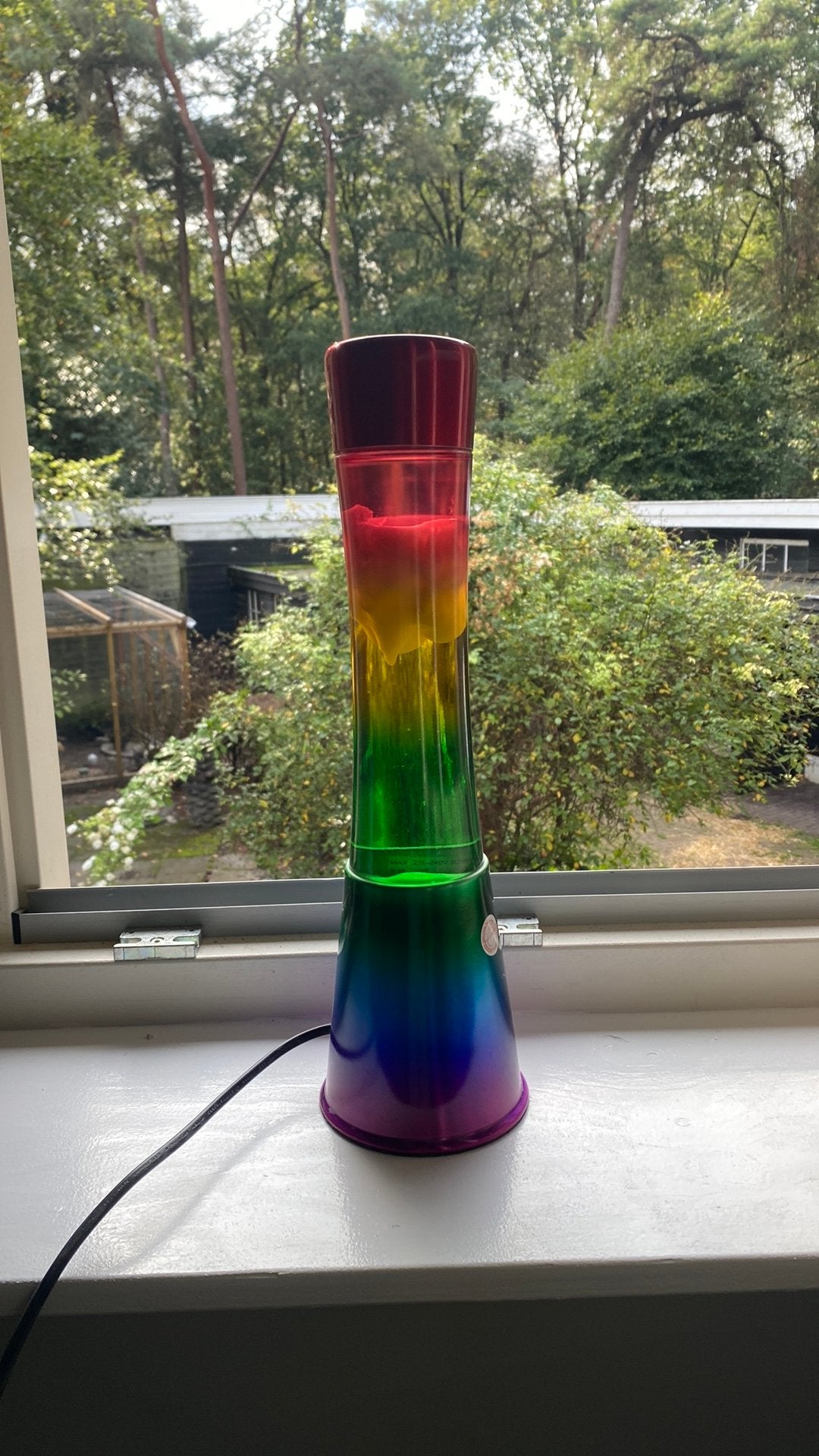 Lavalamp, Huis en Inrichting, Meerkleurig, Ophalen of Verzenden, Zo goed als nieuw, 40 cm