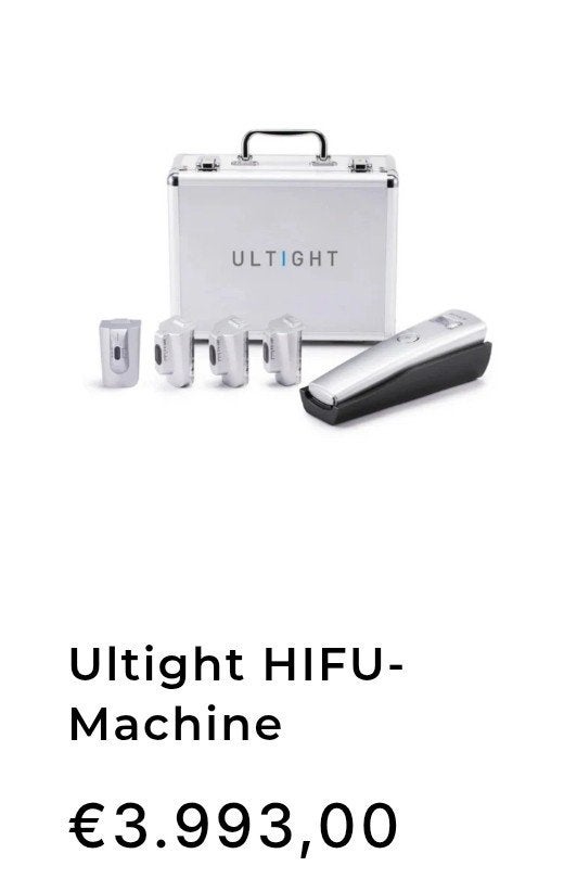 HIFU Ultight face lift tightening skin machine made in Korea, Ophalen of Verzenden, Nieuw, Overige accessoires